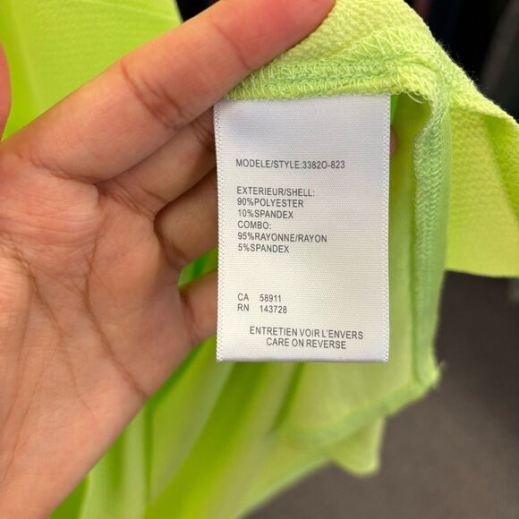 Tribal Ladies Lime green Tank Top - Picture 8 of 11